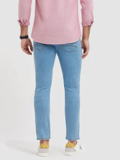 Vaqueros-Alvaro Moreno DENIM SLIM BASICO Azul