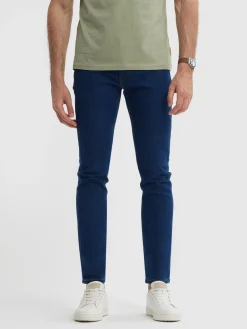 Vaqueros-Alvaro Moreno DENIM SLIM BASICO Azul Marino