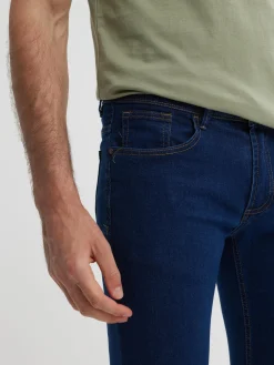 Vaqueros-Alvaro Moreno DENIM SLIM BASICO Azul Marino