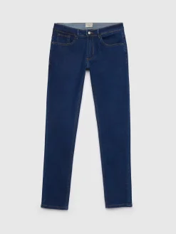 Vaqueros-Alvaro Moreno DENIM SLIM BASICO Azul Marino