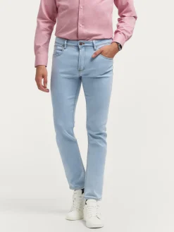 Vaqueros-Alvaro Moreno DENIM SLIM BASICO Celeste