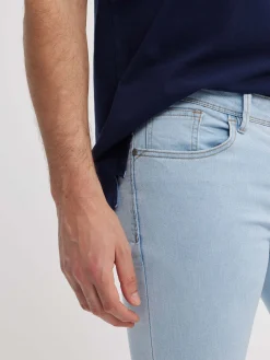 Vaqueros-Alvaro Moreno DENIM SLIM BASICO Celeste