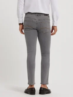 Vaqueros-Alvaro Moreno DENIM SLIM BASICO Gris