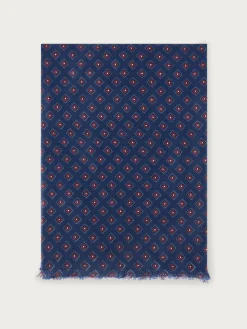 Foulares-Alvaro Moreno FOULARD PRINT Azul