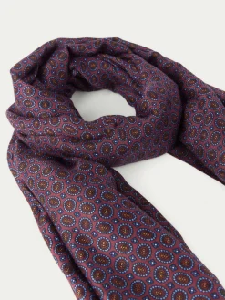 Foulares-Alvaro Moreno FOULARD PRINT Burdeos