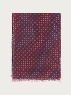 Foulares-Alvaro Moreno FOULARD PRINT Burdeos