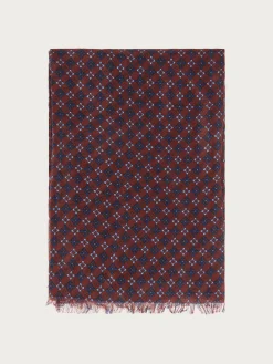 Foulares-Alvaro Moreno FOULARD PRINT Burdeos