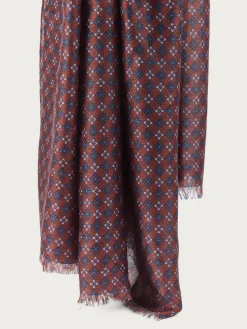 Foulares-Alvaro Moreno FOULARD PRINT Burdeos