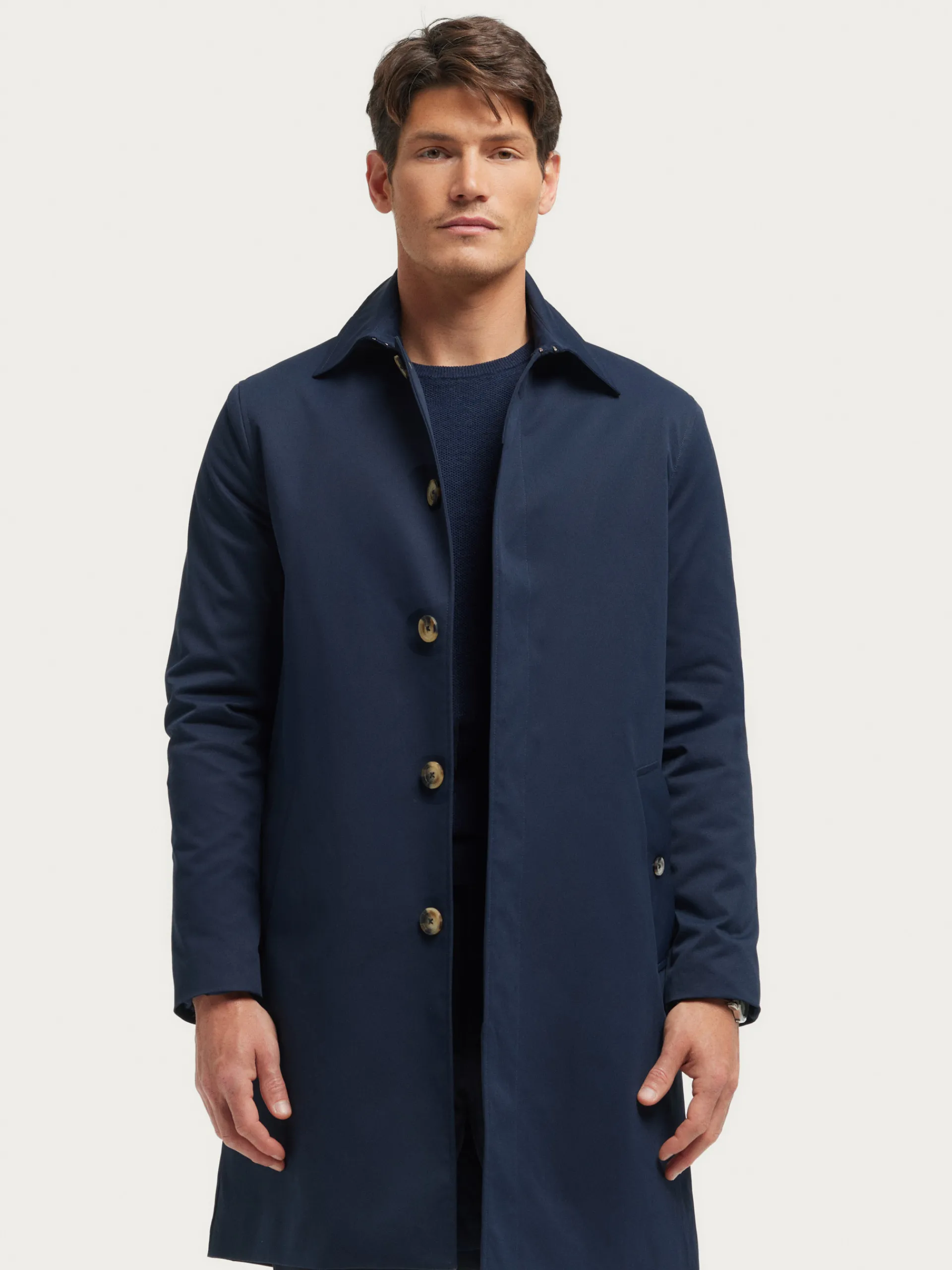 Cazadoras Y Parkas-Alvaro Moreno GABARDINA FELDMAN Azul Marino