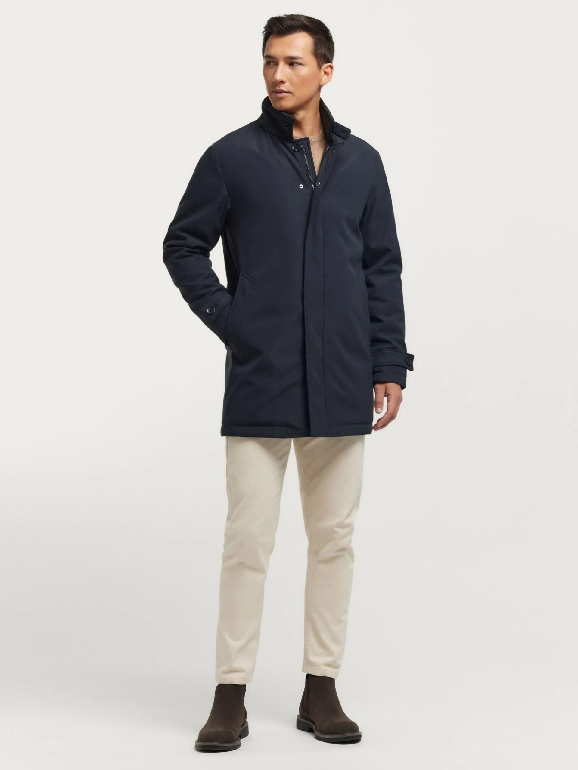 Cazadoras Y Parkas-Alvaro Moreno GABARDINA GELMAN Azul Marino