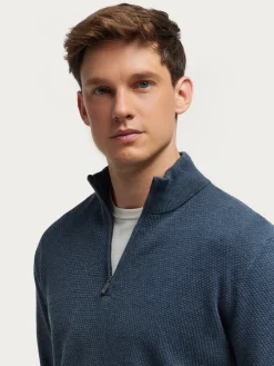 Jerséis-Alvaro Moreno JERSEY CREMALLERA Azul