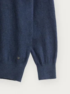 Jerséis-Alvaro Moreno JERSEY ROLL COLLAR Azul