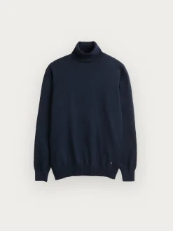 Jerséis-Alvaro Moreno JERSEY ROLL COLLAR Azul Marino