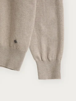 Jerséis-Alvaro Moreno JERSEY ROLL COLLAR Beige