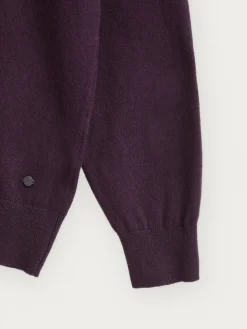 Jerséis-Alvaro Moreno JERSEY ROLL COLLAR BURDEOS VIN