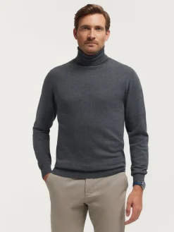 Jerséis-Alvaro Moreno JERSEY ROLL COLLAR Gris