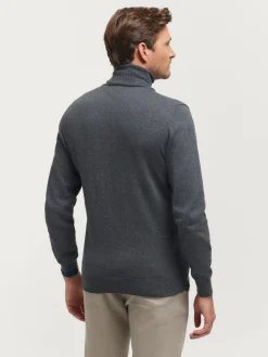 Jerséis-Alvaro Moreno JERSEY ROLL COLLAR Gris