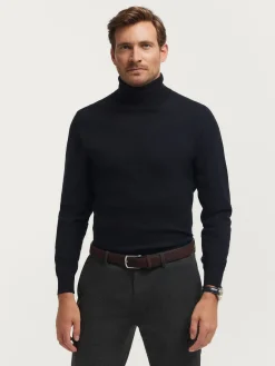 Jerséis-Alvaro Moreno JERSEY ROLL COLLAR Negro