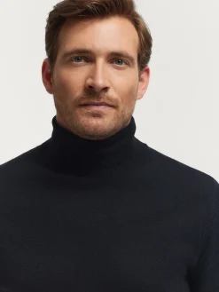 Jerséis-Alvaro Moreno JERSEY ROLL COLLAR Negro