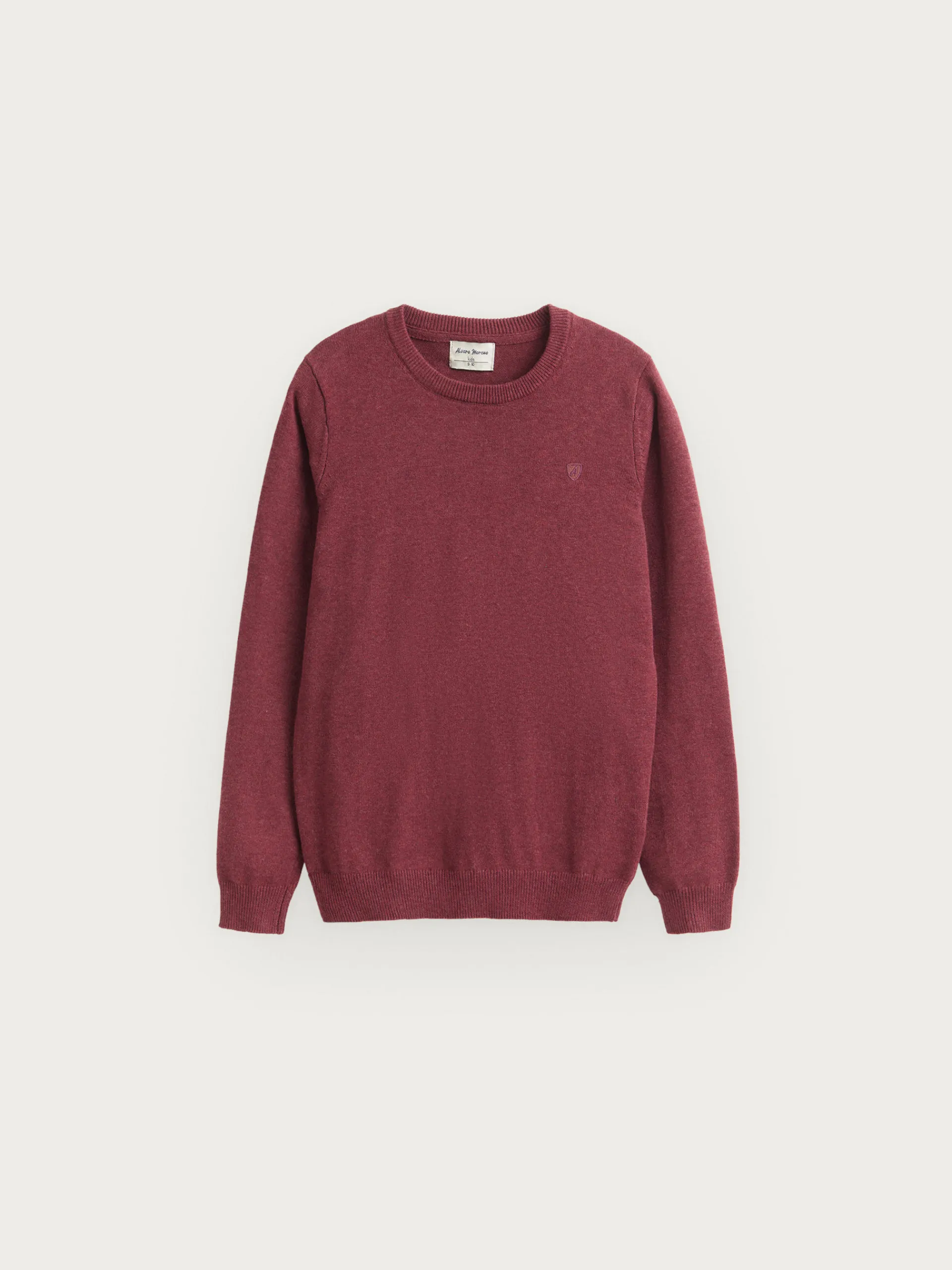 Jerséis-Alvaro Moreno JERSEY ROUND NECK KIDS Burdeos