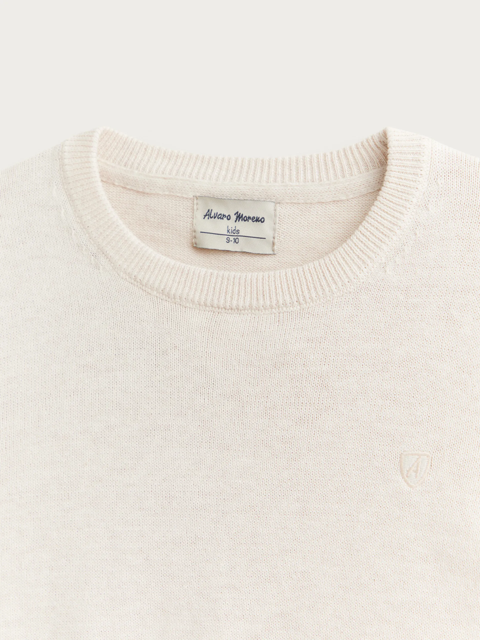 Jerséis-Alvaro Moreno JERSEY ROUND NECK KIDS Crudo