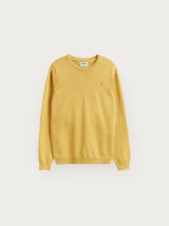 Jerséis-Alvaro Moreno JERSEY ROUND NECK KIDS Mostaza