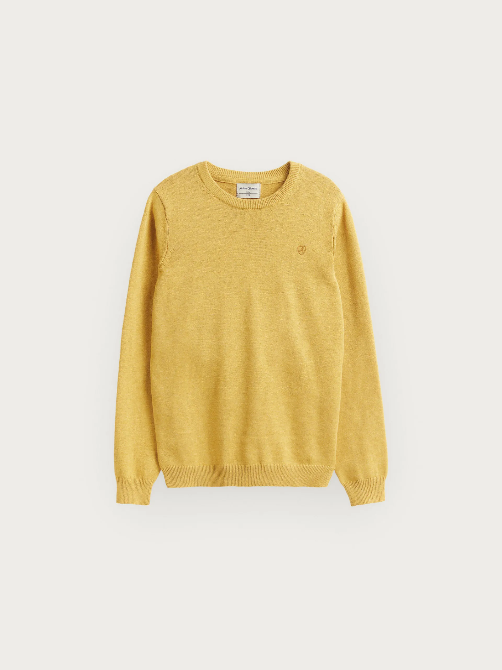 Jerséis-Alvaro Moreno JERSEY ROUND NECK KIDS Mostaza