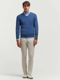 Jerséis-Alvaro Moreno JERSEY V-NECK TRENDY Azul