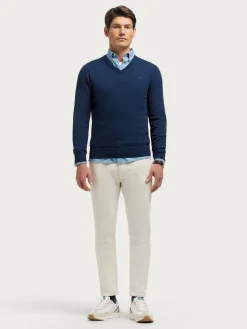 Jerséis-Alvaro Moreno JERSEY V-NECK TRENDY Azul Marino