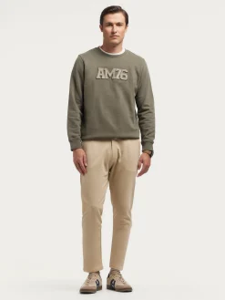 Casual-Alvaro Moreno JOGGER CHINO PUNTO Camel