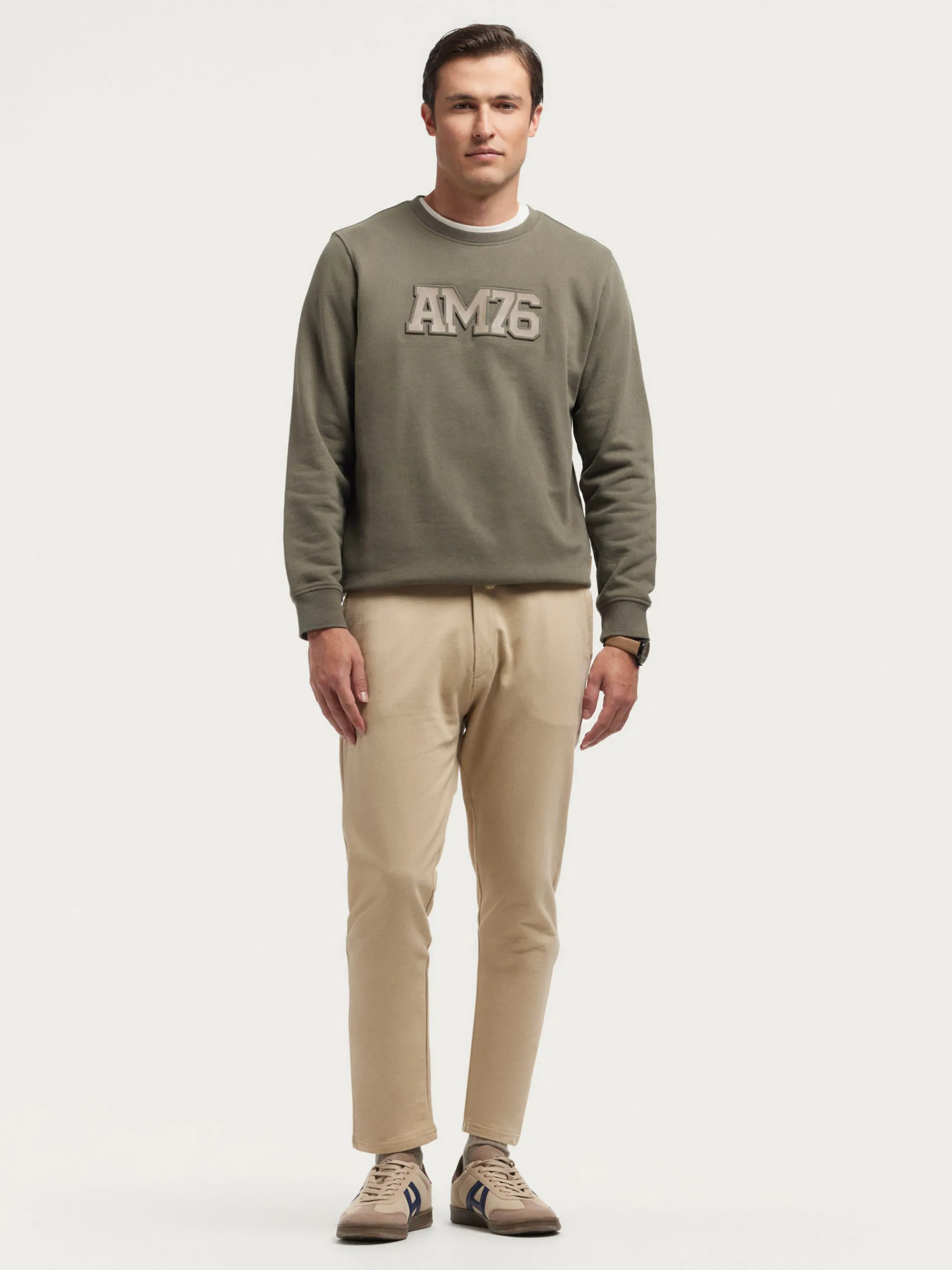 Casual-Alvaro Moreno JOGGER CHINO PUNTO Camel