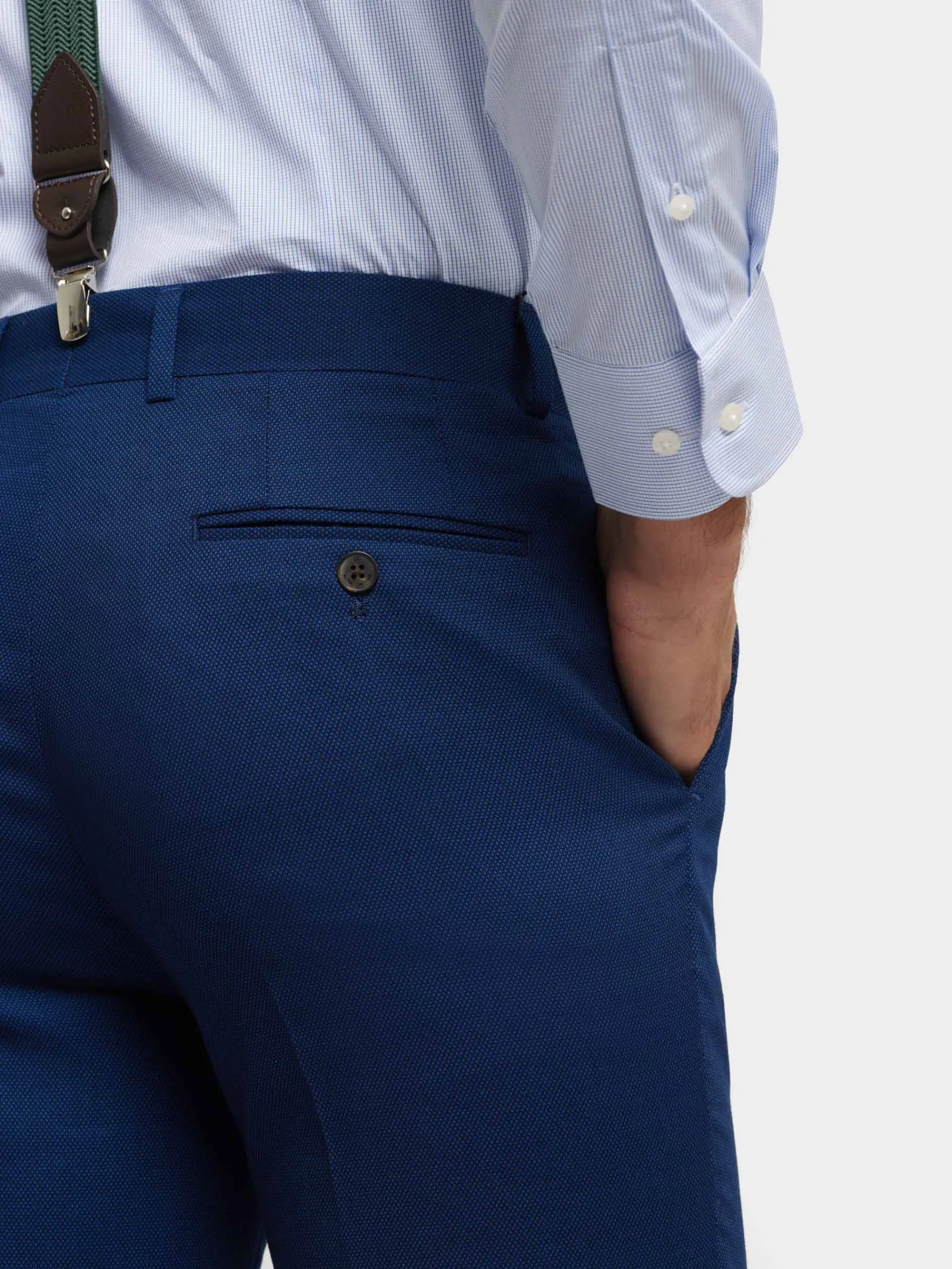 Trajes|Trajes-Alvaro Moreno PANTALON BIRDEYE Azul