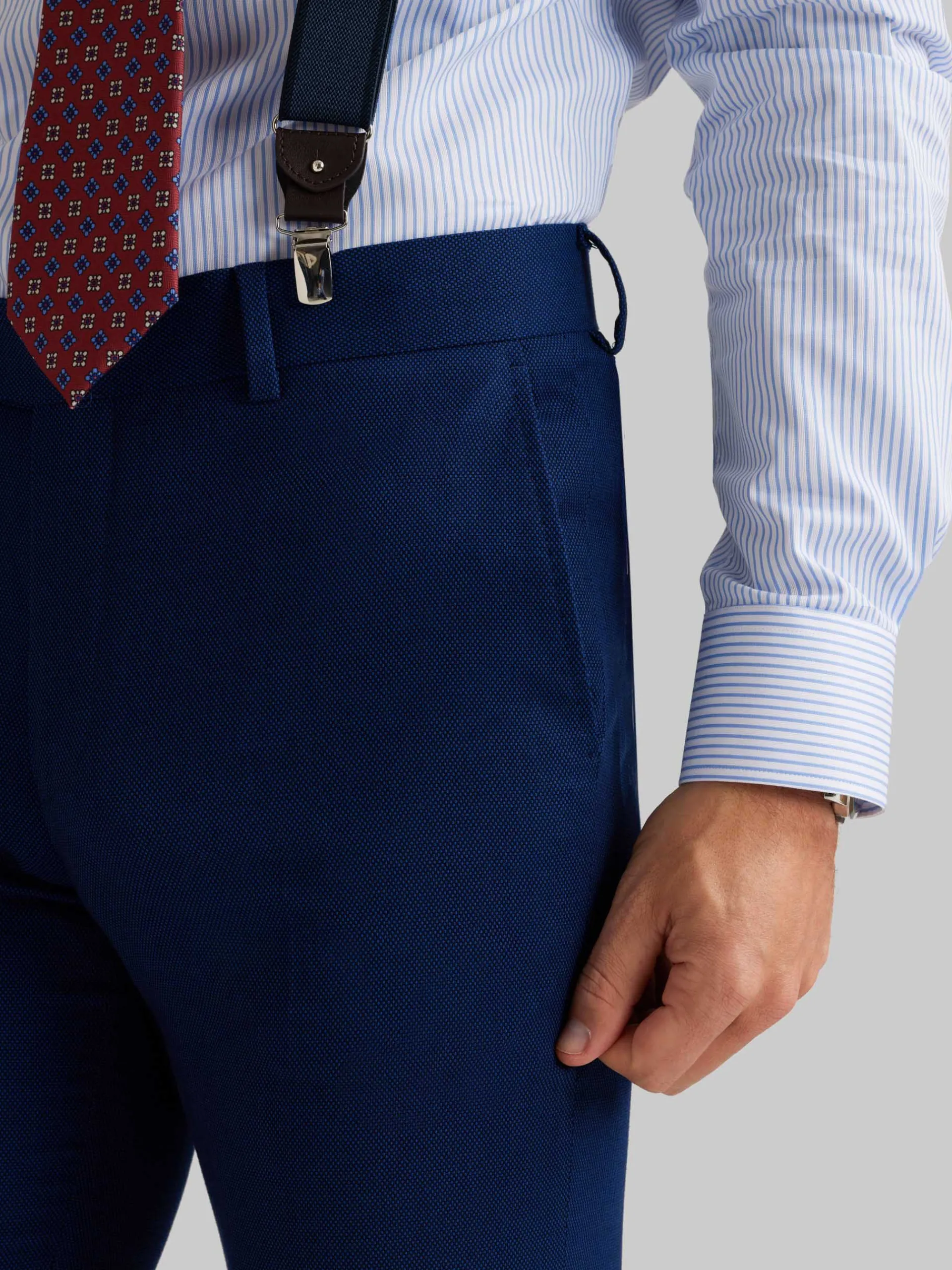 Trajes|Trajes-Alvaro Moreno PANTALON BIRDEYE Azul