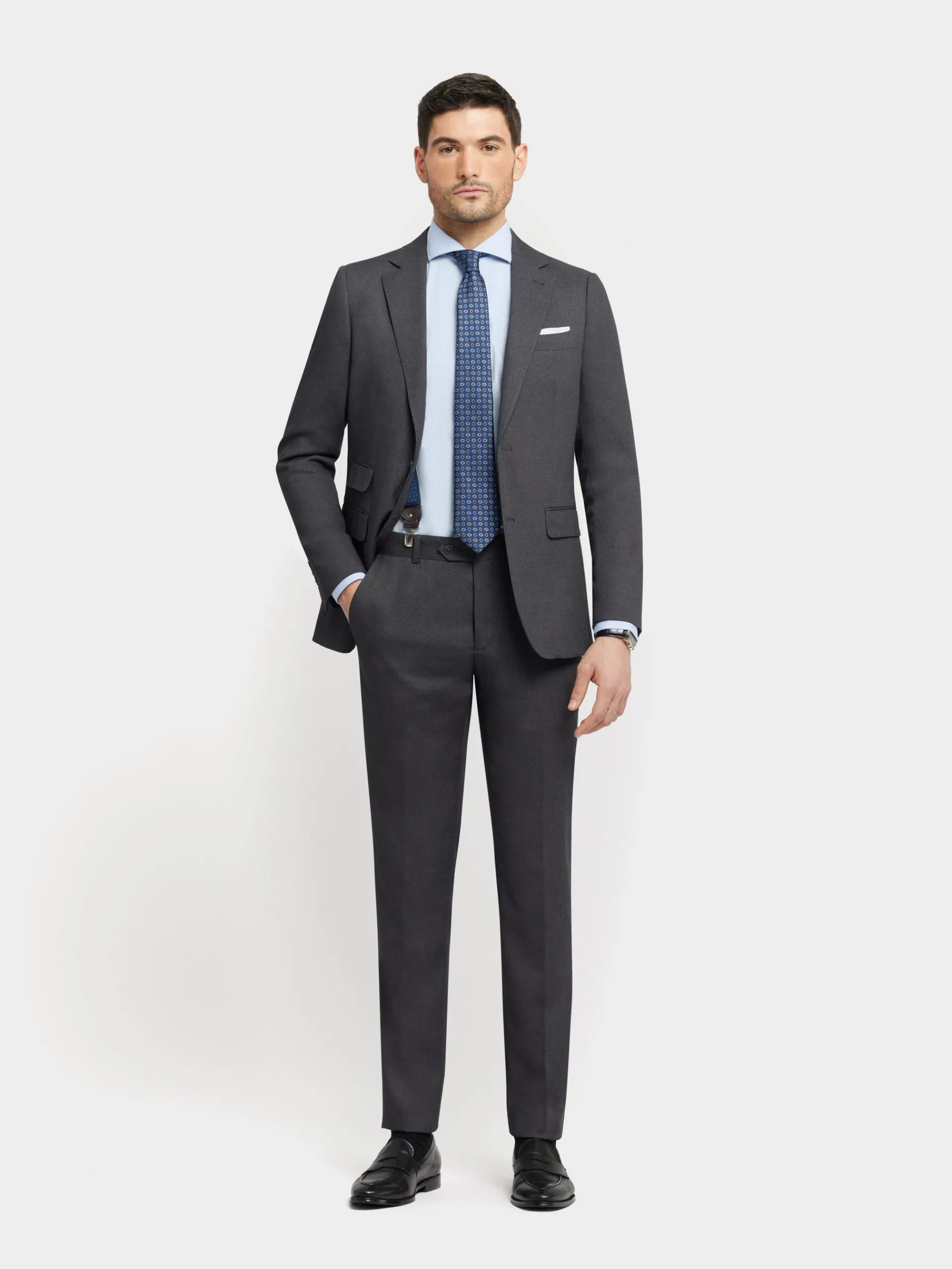 Trajes|Trajes-Alvaro Moreno PANTALON BIRDEYE Gris