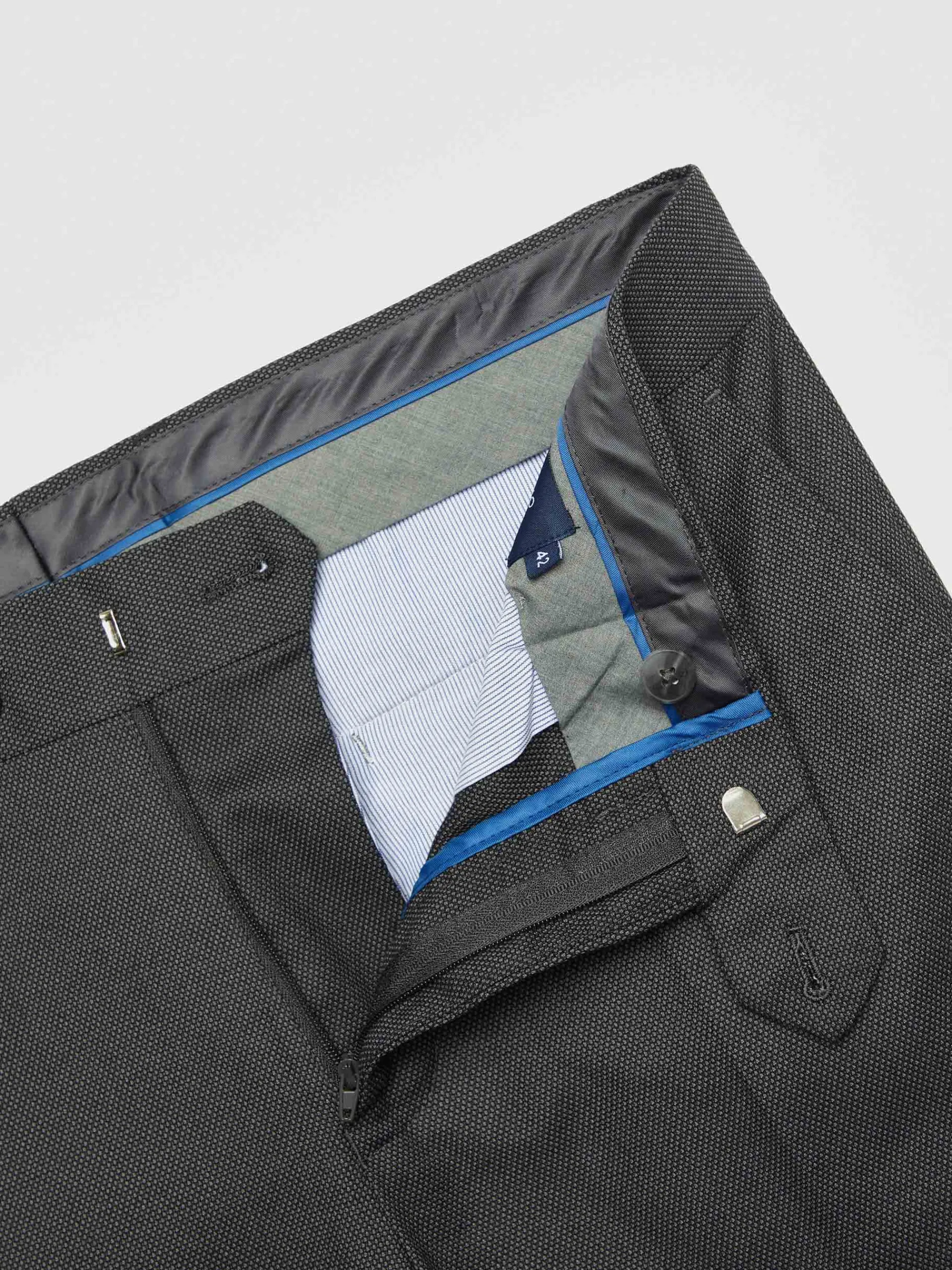 Trajes|Trajes-Alvaro Moreno PANTALON BIRDEYE Gris