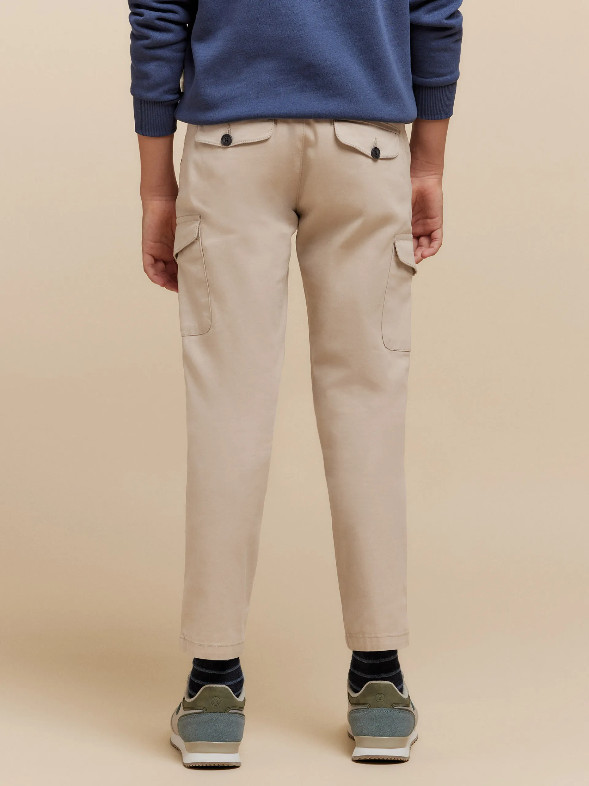 Pantalones-Alvaro Moreno PANTALON BUFFALO KIDS Beige