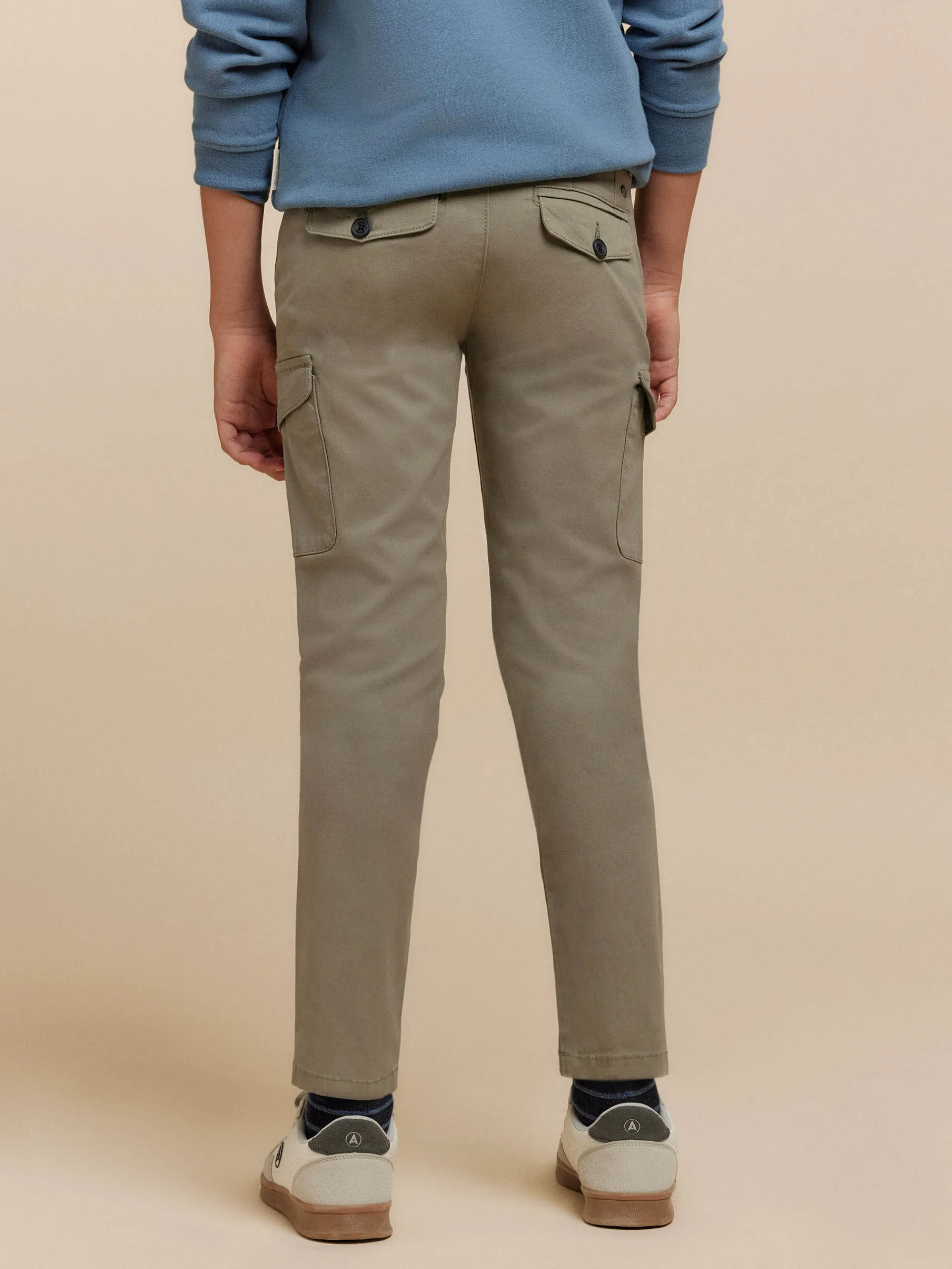 Pantalones-Alvaro Moreno PANTALON BUFFALO KIDS Verde