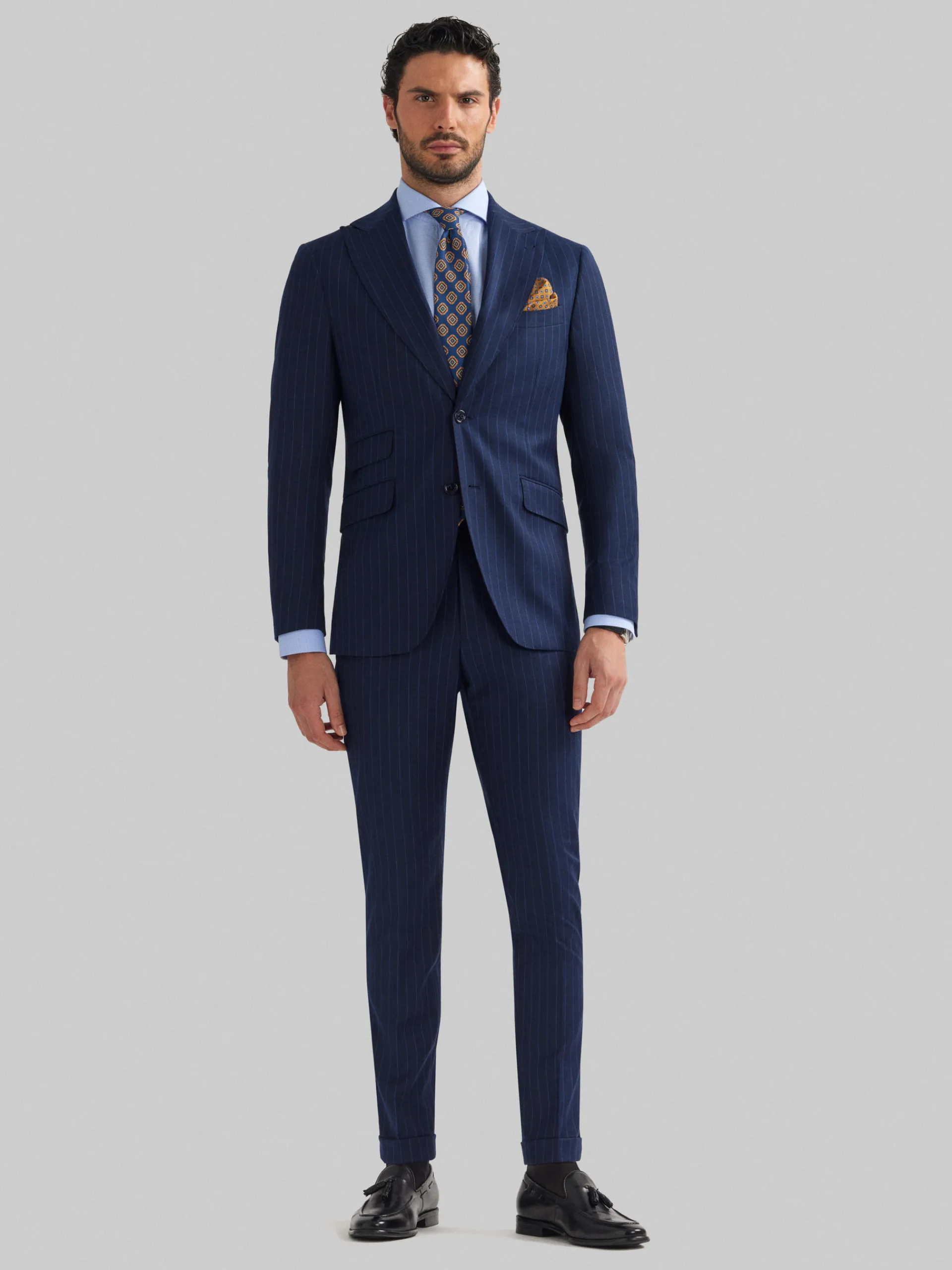 Trajes|Trajes-Alvaro Moreno PANTALON CAPO DIPLO Azul Marino