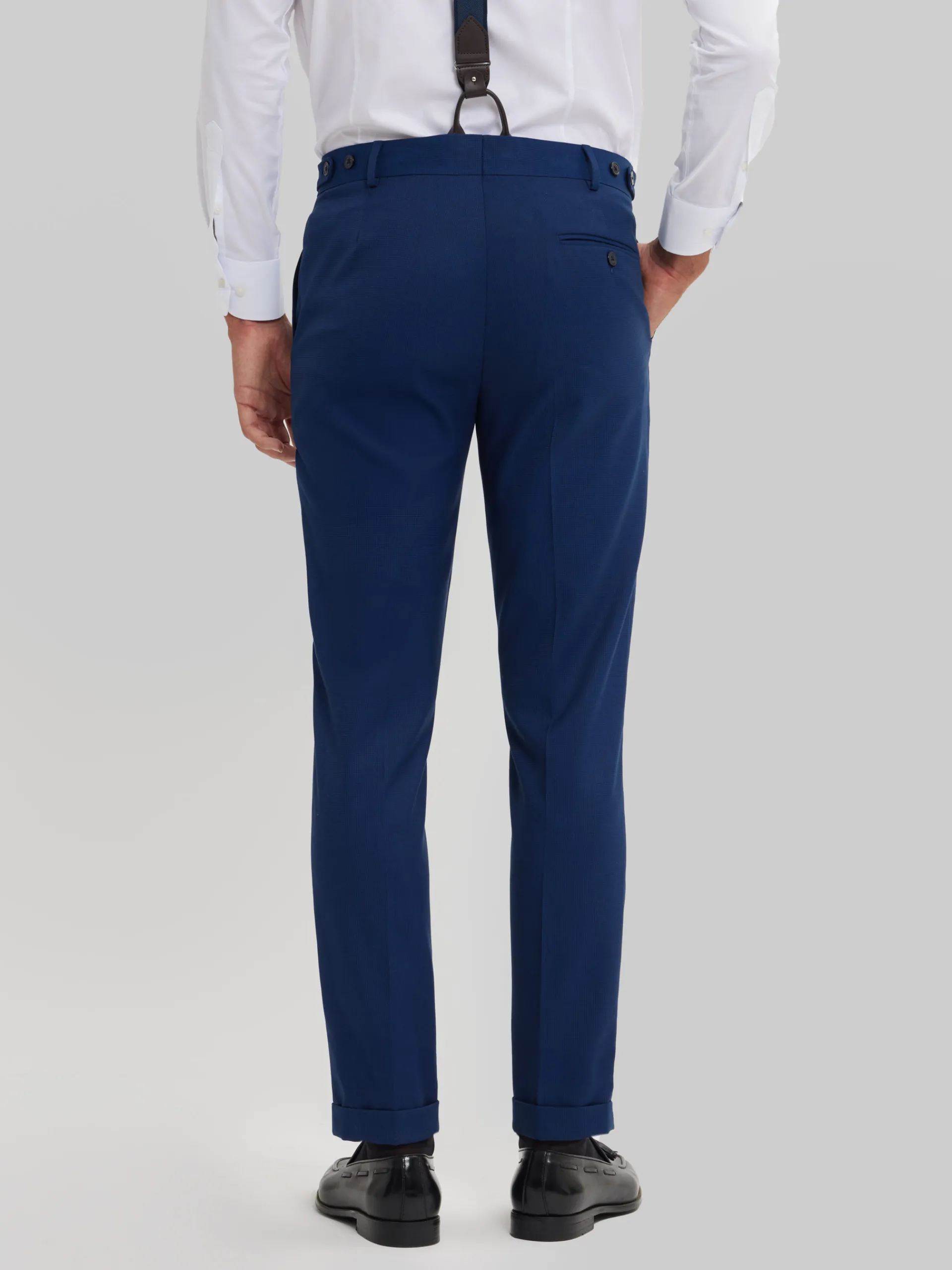 Trajes|Trajes-Alvaro Moreno PANTALON CAPO MICRO Azul