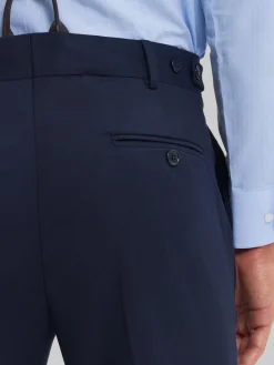 Trajes|Trajes-Alvaro Moreno PANTALON CAPO MICRO Azul Marino