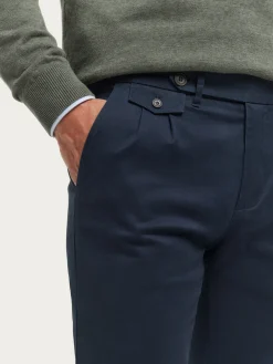 Chino-Alvaro Moreno PANTALON CARROT Azul Marino