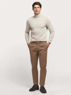 Chino-Alvaro Moreno PANTALON CARROT Camel