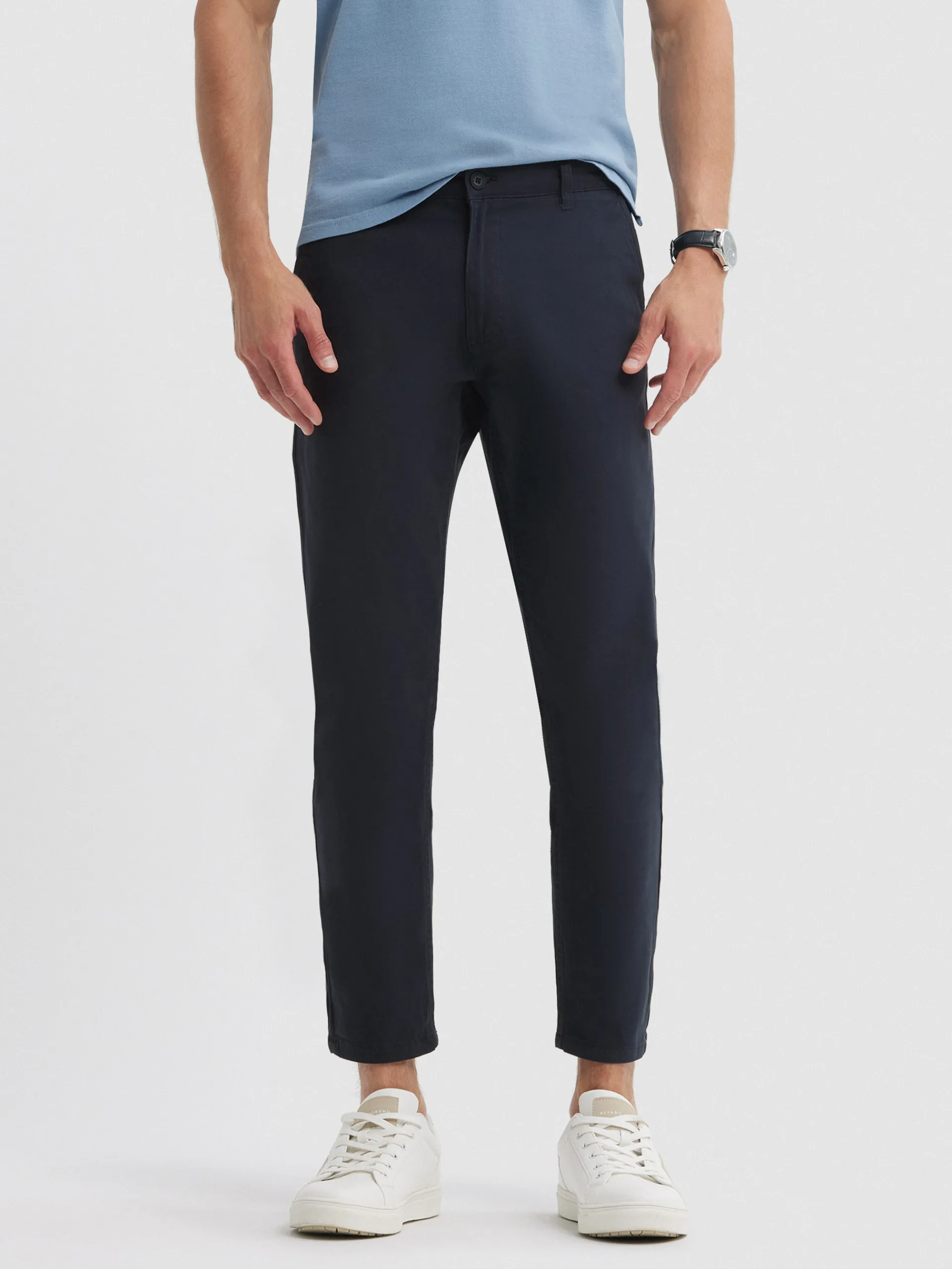 Chino-Alvaro Moreno PANTALON CHINO COMFORT Azul Marino