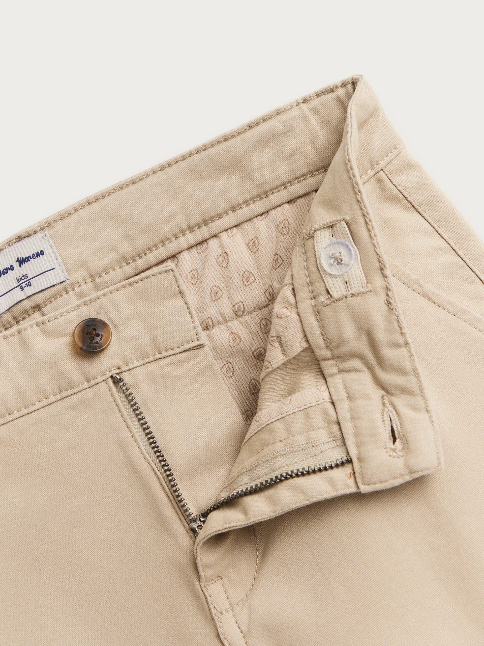 Pantalones-Alvaro Moreno PANTALON CHINO KIDS Beige