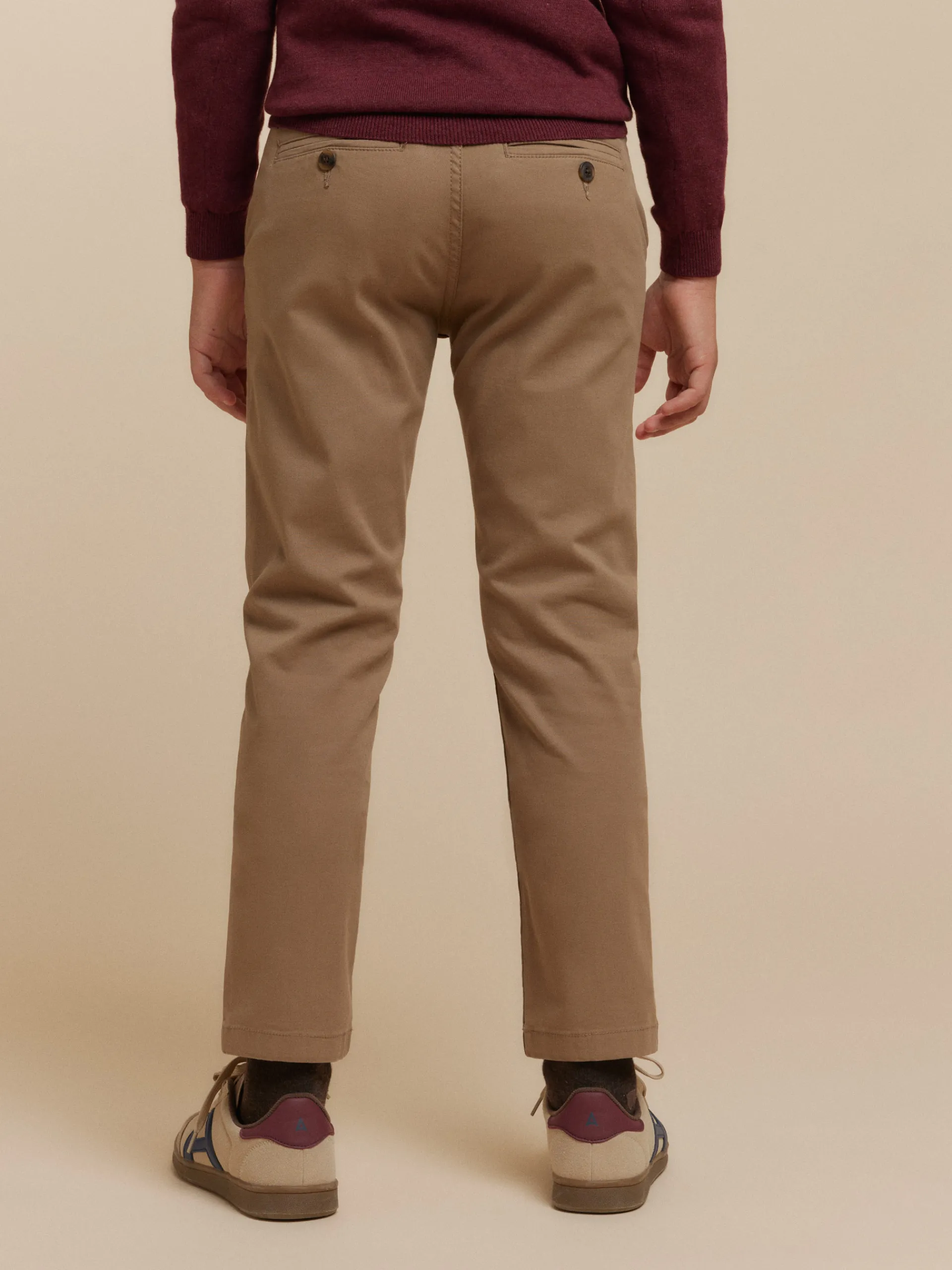 Pantalones-Alvaro Moreno PANTALON CHINO KIDS Camel