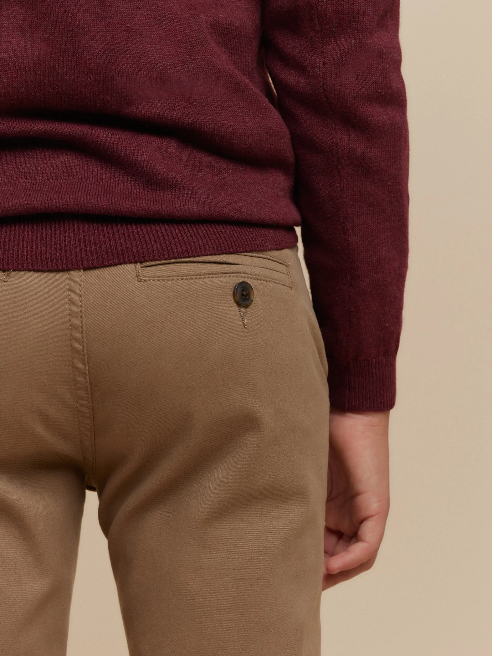 Pantalones-Alvaro Moreno PANTALON CHINO KIDS Camel