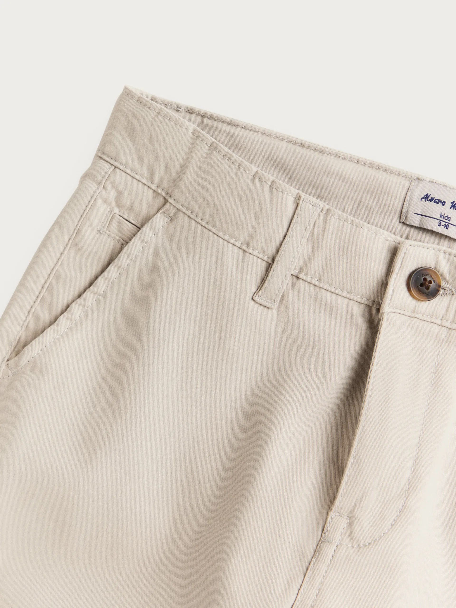 Pantalones-Alvaro Moreno PANTALON CHINO KIDS Piedra