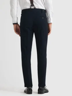 Trajes|Trajes-Alvaro Moreno PANTALON CLASSIC TWILL Azul Marino