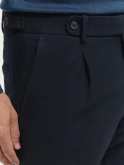 Vestir-Alvaro Moreno PANTALON CLASSIC TWILL Azul Marino