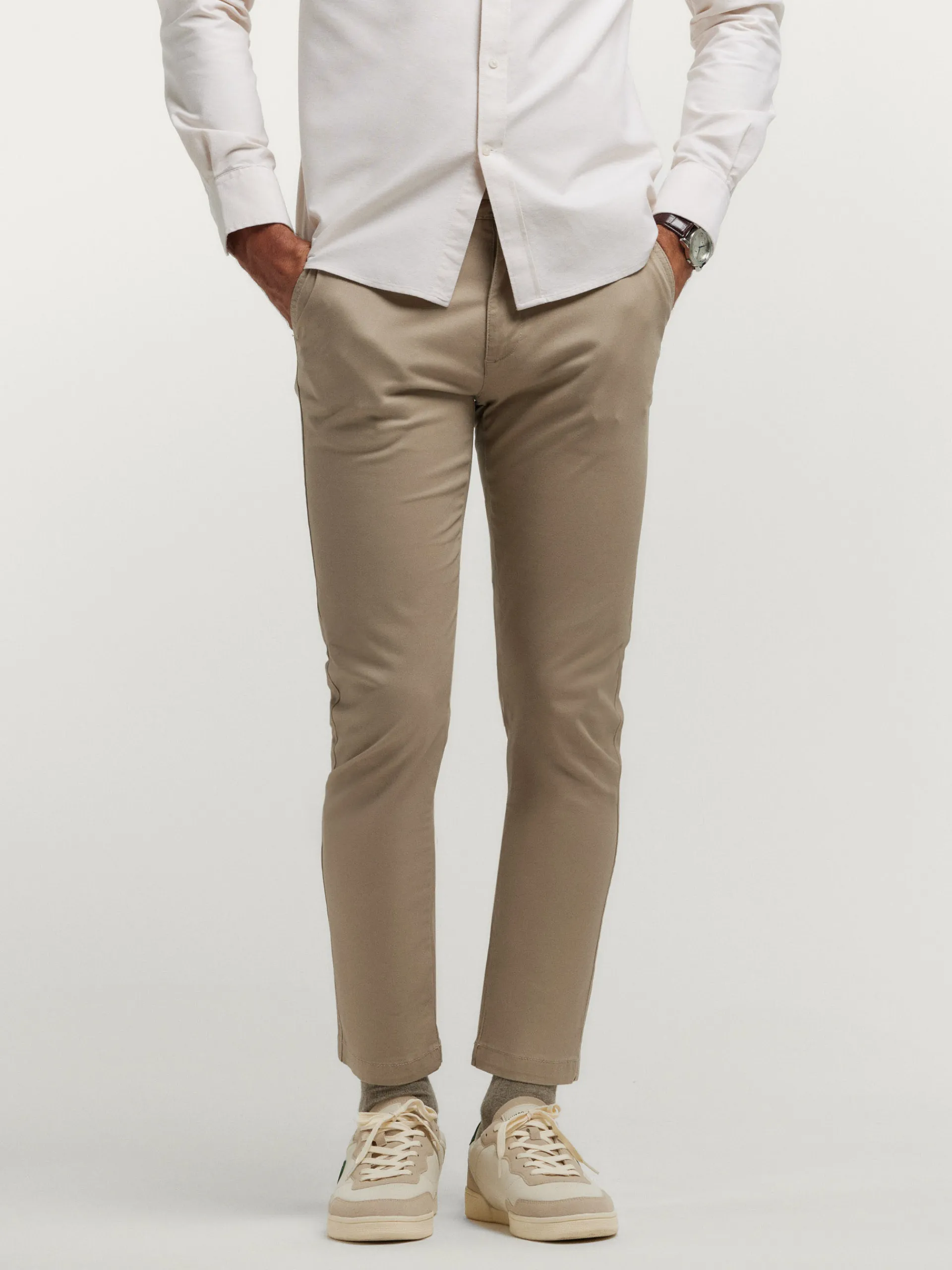 Chino-Alvaro Moreno PANTALON COOPER Camel